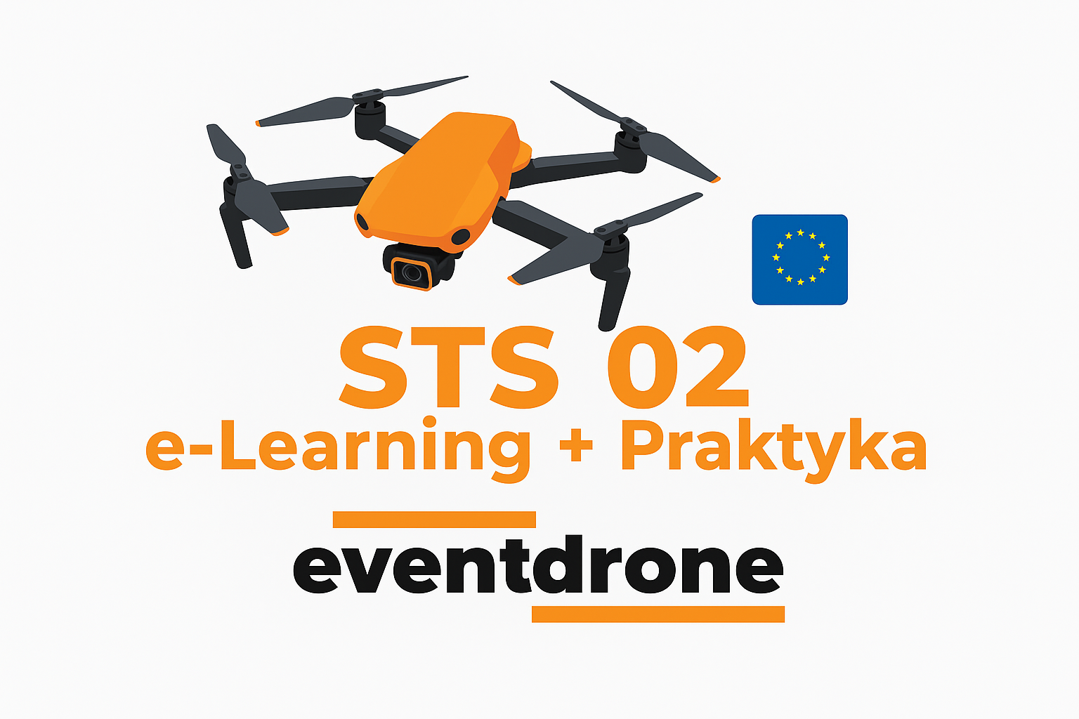STS 02 Eventdrone Logo Produktu Czarne