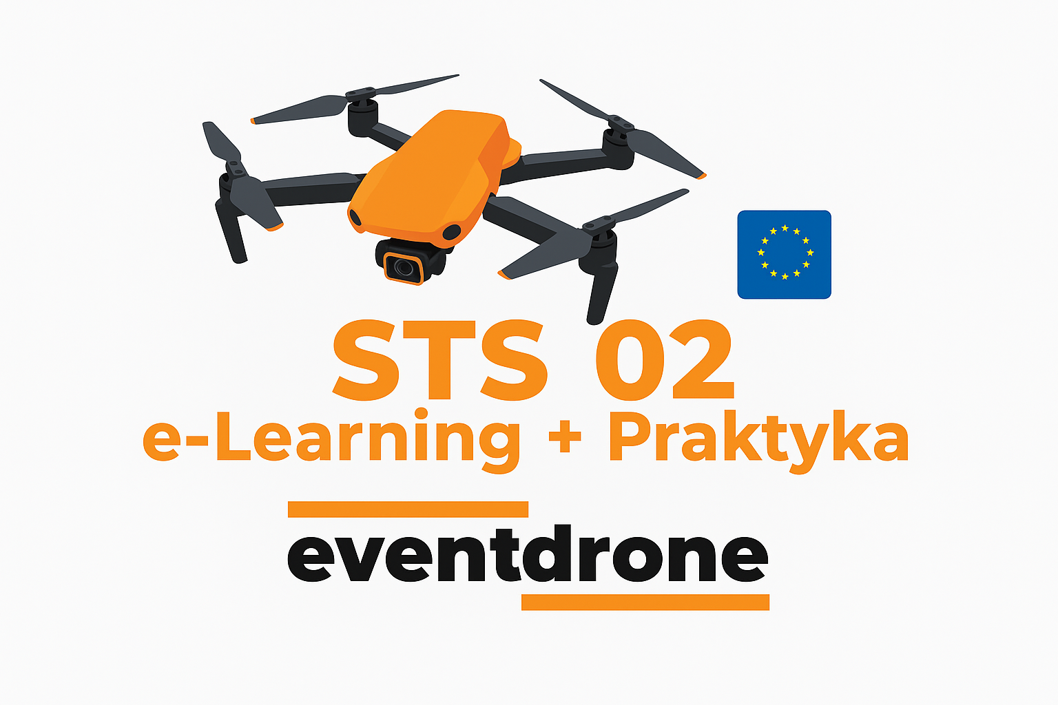 STS 02 Eventdrone Logo Produktu Czarne STS 02 Eventdrone Logo Produktu Czarne