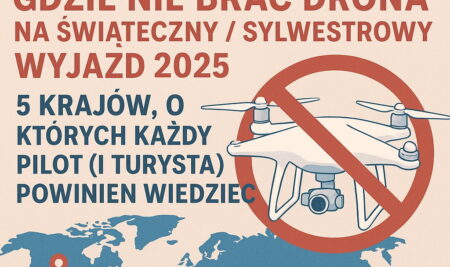 5 popularnych kierunków świąteczno-sylwestrowych 2025, w których NIE wolno latać dronem (a czasem nawet go wwieźć)