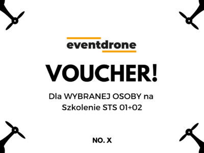 VOUCHER ŚWIĄTECZNY NA SZKOLENIE STS 01 i 02 – VLOS i BVLOS 25kg – ELEARNING + PRAKTYKA – CAŁA POLSKA