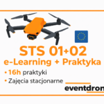 SZKOLENIE STS 01 i 02 *PLUS* – VLOS i BVLOS 25kg – ELEARNING + STACJONARNIE + PRAKTYKA + EGZAMIN – CAŁA POLSKA