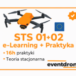 SZKOLENIE STS 01 i 02 *PLUS* – VLOS i BVLOS 25kg – ELEARNING + STACJONARNIE + PRAKTYKA + EGZAMIN – CAŁA POLSKA