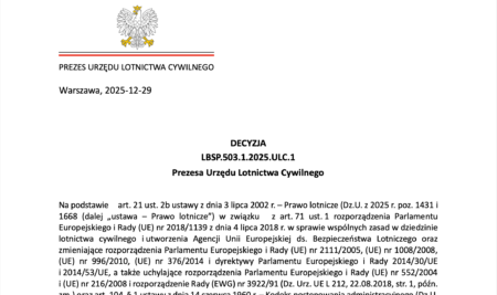 Nowe zwolnienia ULC dla operacji dronowych w interesie publicznym – co oznaczają dla pilotów i sektora szkoleniowego?