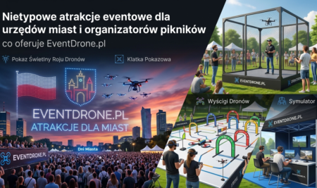 Innowacyjne atrakcje dronowe na piknik miejski lub dni miasta – co oferuje EventDrone.pl?